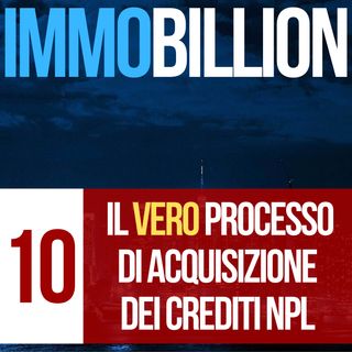 E10 - La procedura completa per acquistare i Crediti NPL dalle banche