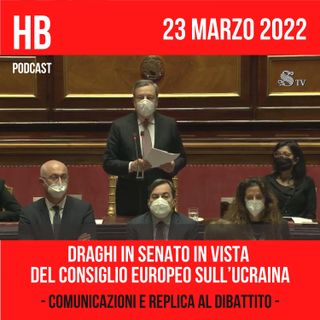 Draghi in Senato in vista del Consiglio Europeo sull’Ucraina