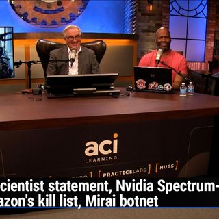 TWiG 718: Clean As a Whistle - AI scientist statement, Nvidia Spectrum-X, Amazon's kill list, Mirai botnet