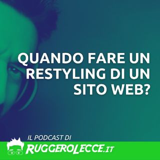Quando fare un restyling di un sito web?
