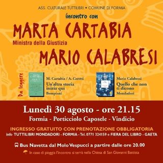 Marta Cartabia e Mario Calabresi a Libri Sulla Cresta dell'Onda 2021