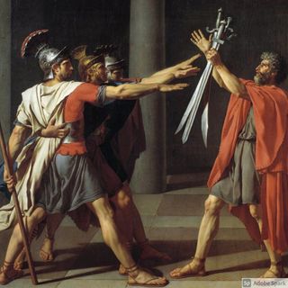 Il giuramento degli Orazi  Jacques Louis  David