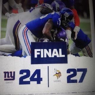 NYGs Lose CLOSE To The Vikings Too Many Mistakes!