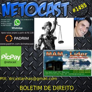 NETOCAST 1495 DE 28/04/2022 - BOLETIM DE DIREITO