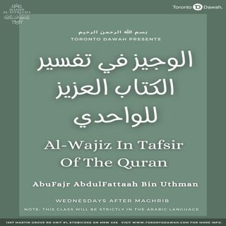 Al-Wajiz In Tafsir Of The Quran - Arabic