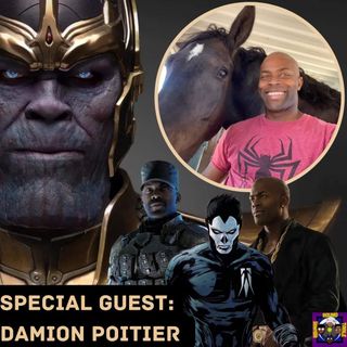 Behinds the scenes with the first Thanos ( Damion Poitier)