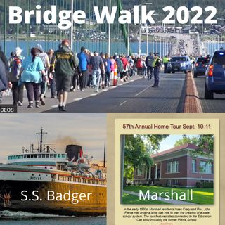 Ice Cream Shops, Mackinac Bridge Walk, Marshall Historic Homes, S.S. Badger (Episode 34, Aug. 27-28, 2022)