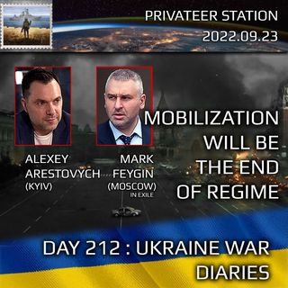 War Day 212: Ukraine War Chronicles with Alexey Arestovych & Mark Feygin
