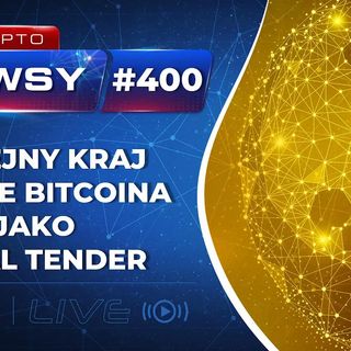Krypto Newsy Live #400 | 28.04.2022 | Bitcoin walczy w okolicach $40k! Nadchodzi recesja w USA?! Afryka: Bitcoin - legal tender