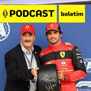 Podcast Boletim -  Sainz bate Verstappen e é pole em Silverstone, com Leclerc em 3º; veja debate do Quali