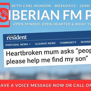 MISSING IN PORTUGAL APPEAL: Jayden Pearson, 13, missing with his father Andrew Pearson