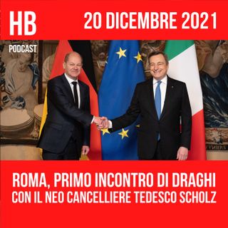 Roma, primo incontro di Draghi con il neo Cancelliere tedesco Scholz 1