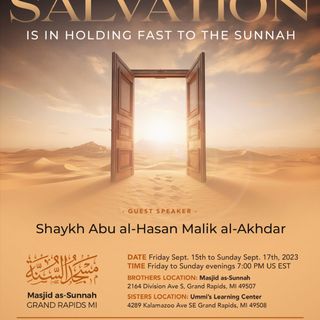 Salvation is in Holding Fast to Sunnah
