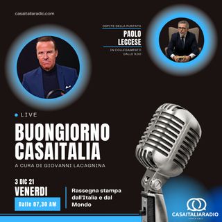 Intervista con Paolo Leccese - BUONGIORNO CASA ITALIA RADIO (03.12.2021)