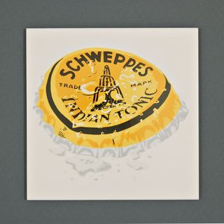 Mimmo Rotella, Schweppes tile series