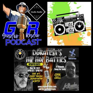 Gudio Radio Presents : DGratest 2021 Hip Hop Battle Vol 6 : #1 Chief Rocka JerseyVern vs Cool Cell  12.10.21