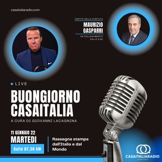 Intervista con il Senatore Maurizio Gasparri -  BUONGIORNO CASA ITALIA (11.01.2022)