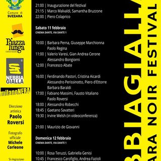 Torna il "Nebbia Gialla Suzzara Noir Festival" con tantissimi autori