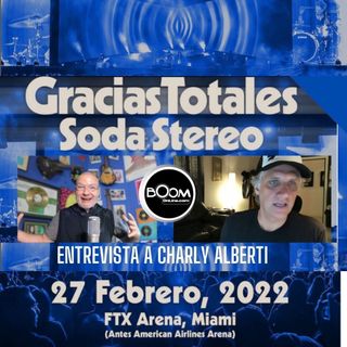 Entrevista a Charly Alberti, baterista de SODA STEREO con Kike Posada