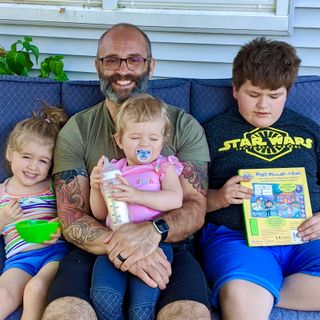 Dad to Dad 205 - Justin DeVault of Algonquin, IL, The Father of Three Including a Daughter with Autism & Son Who Suffered a Brain Stroke