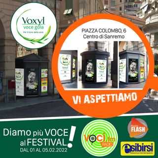"DIAMO PIU' VOCE AL FESTIVAL": VOCI.fm a Sanremo - clicca PLAY e ascolta il podcast