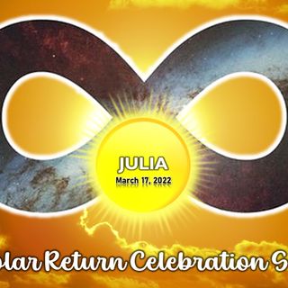 Enjoy 'Julia's Solar Return Show'; guests and hosts share their thoughts based on the Cosmic Wheel