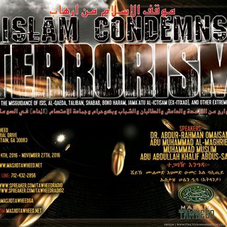 Islam Condemns Terrorism Seminar 2016