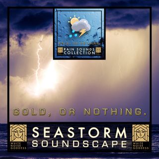 Sea Storm Soundscape | Relaxing Rain And Thunders