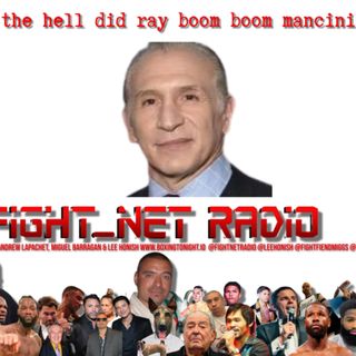 What the hell did ray boom boom mancini say?