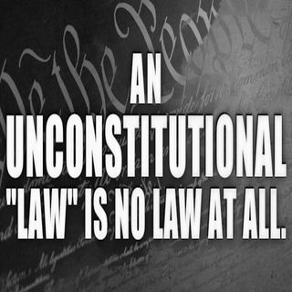 "Can a valid law be created with an unlawful act?"