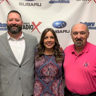 Amanda Pearch and Steve Cooper with Forsyth Business RadioX