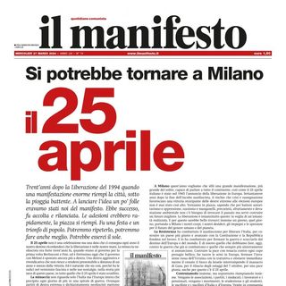 Si potrebbe tornare a Milano il 25 aprile