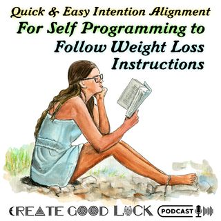 Quick & Easy Intention Alignment for Self Programming to Follow Instructions for Weight Loss