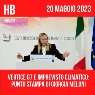 La conferenza stampa di Giorgia Meloni al termine del G7 Hiroshima