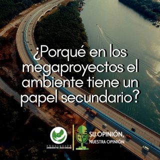 ¿Por qué en los megaproyectos el ambiente tiene un papel secundario?