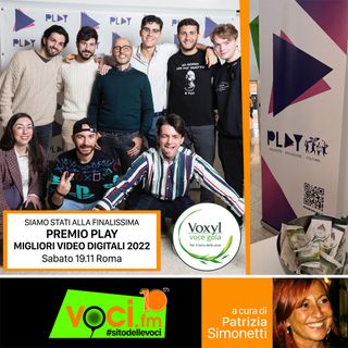 Speciale PREMIO PLAY 2022 - clicca play e ascolta lo speciale