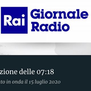 RAI GIORNALE RADIO 15/07/20