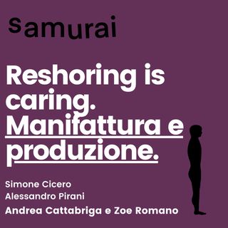 EP8 - Reshoring is caring. Manifattura e produzione - con Andrea Cattabriga e Zoe Romano