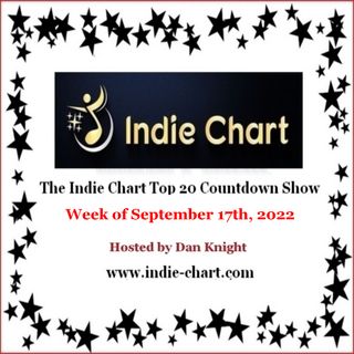 Indie Top 20 Country Countdown Show for September 17th, 2022