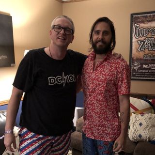 Mike Jones with Jared Leto