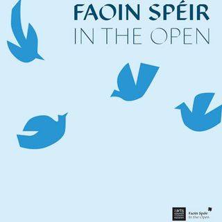 Geoff hears from organisers at the launch of Spraoi's Faoin Spéir