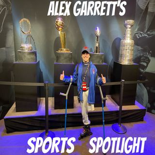 Alex Garrett's Sports Spotlight Shines on the Rangers Ed Podcast 2-10-23