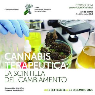 Presentazione Corso di formazione ECM  Cannabis terapeutica la scintilla . cambiamento, intervista al dr Tommaso Pelagatti