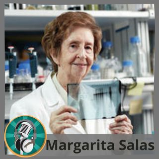Daniel Gallardo con Margarita Salas