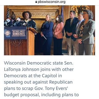 Latonya Johnson blamed Republicans for a Democrat lead City ,Milwaukee, for their failed Budgets