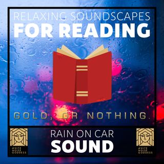 Rain On The Car | Relaxing Soundscape For Reading | Studying | Concentration | Mindfulness