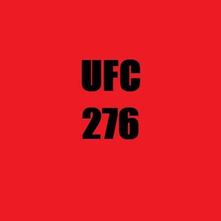 #UFC 276 picks
