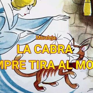 Fábula LA GATA Y EL HADA 😸 en 1 minuto 🐭 Cuento  con Moraleja de Esopo 🧚‍♀️ Spanish fables - REFRAN: La cabra tira al monte