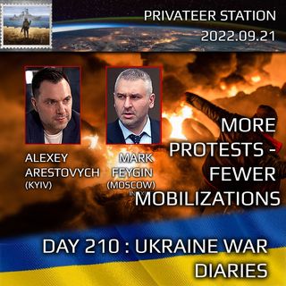 War Day 210: Ukraine War Chronicles with Alexey Arestovych & Mark Feygin