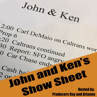 John and Ken's Show Sheet